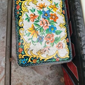 Floral Decorative Box with Vibrant Colors